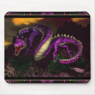 Alfombrilla De Ratón Mousepad del Dragón Oriental