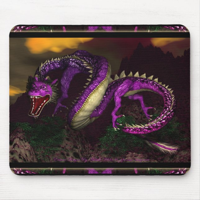 Alfombrilla De Ratón Mousepad del Dragón Oriental (Frente)