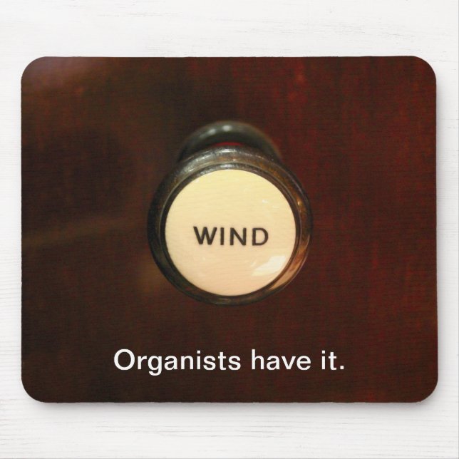 Alfombrilla De Ratón Mousepad del drawstop del viento (Frente)