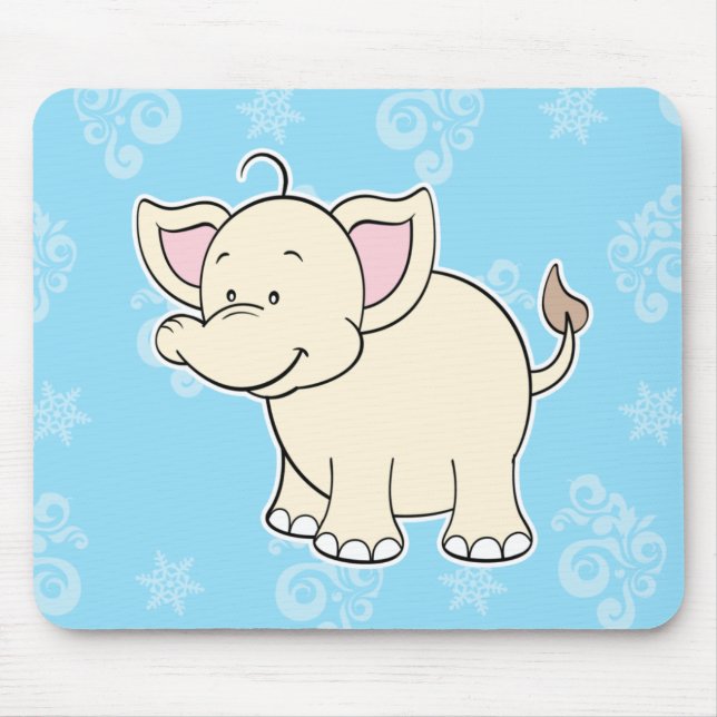 Alfombrilla De Ratón Mousepad del elefante (Frente)