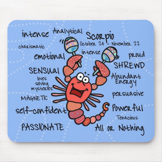 Alfombrilla De Ratón mousepad del escorpión (Frente)