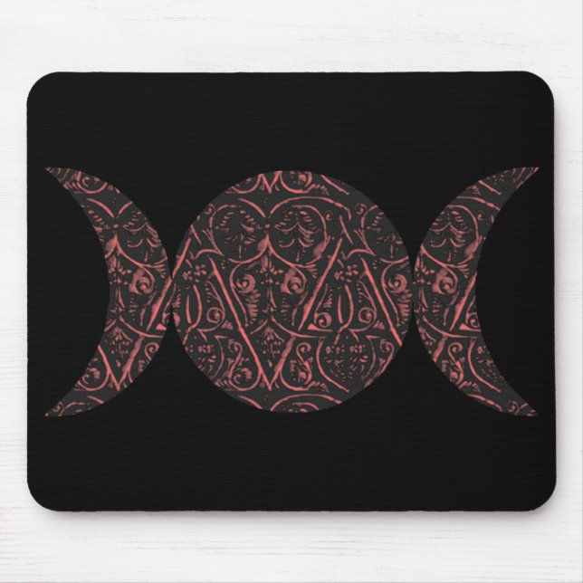 Alfombrilla De Ratón Mousepad del fondo del negro de la diosa del amor (Frente)