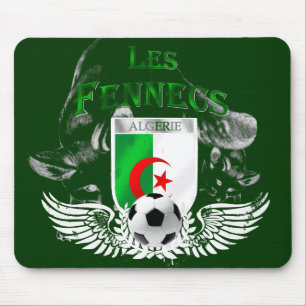 Alfombrilla De Ratón Mousepad del fútbol de bandera de Les Fennecs