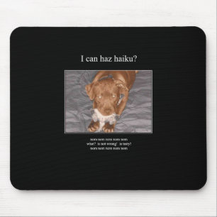 Alfombrilla De Ratón mousepad del gato 6 del haiku