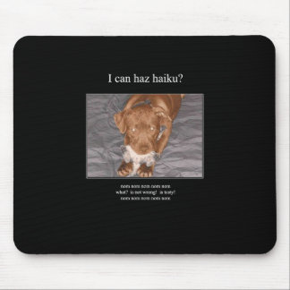 Alfombrilla De Ratón mousepad del gato 6 del haiku