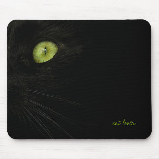 Alfombrilla De Ratón Mousepad del gato negro