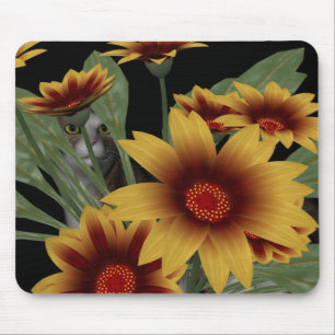 Alfombrilla De Ratón Mousepad del jardín del gato