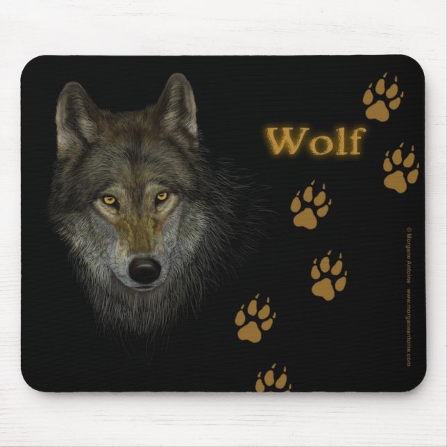 Alfombrilla De Ratón Mousepad del lobo (Frente)