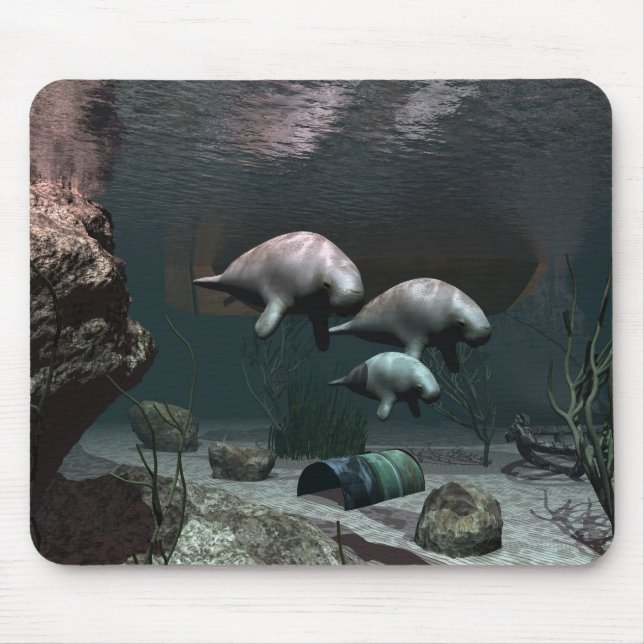 Alfombrilla De Ratón Mousepad del Manatee (Frente)
