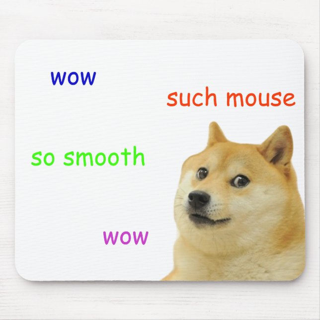 Alfombrilla De Ratón mousepad del mousemat del dux del shibe (Frente)