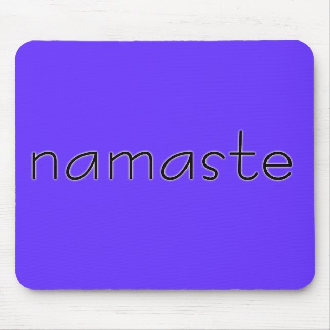 Alfombrilla De Ratón mousepad del namaste (Frente)