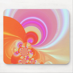 Alfombrilla De Ratón Mousepad del naranja de Happilicious