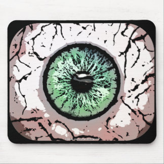 Alfombrilla De Ratón Mousepad del ojo verde