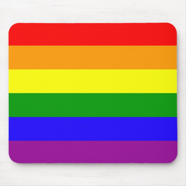 Alfombrilla De Ratón Mousepad del orgullo del arco iris (Frente)