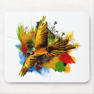 Alfombrilla De Ratón Mousepad del pájaro del Macaw