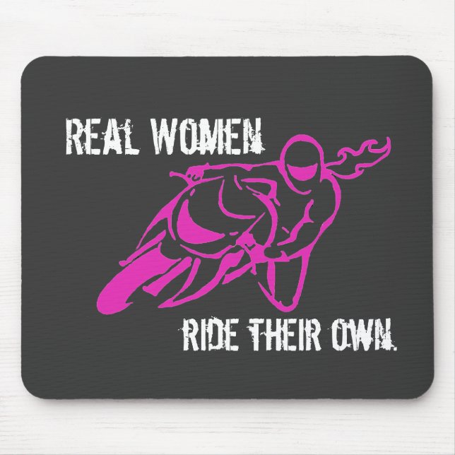 Alfombrilla De Ratón Mousepad del paseo de las mujeres reales (Frente)
