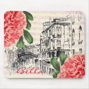 Alfombrilla De Ratón Mousepad del peony de Bella Italia