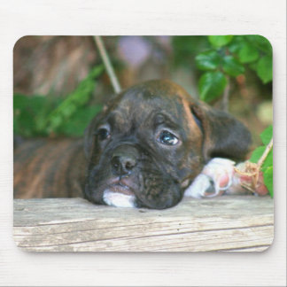 Alfombrilla De Ratón Mousepad del perrito del boxeador