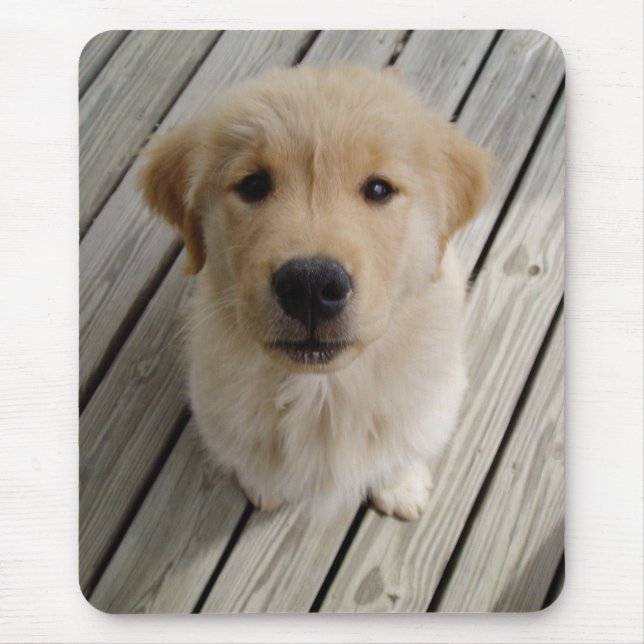 Alfombrilla De Ratón Mousepad del perrito del golden retriever (Frente)