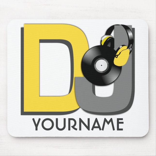 Alfombrilla De Ratón Mousepad del personalizado de DJ (Frente)