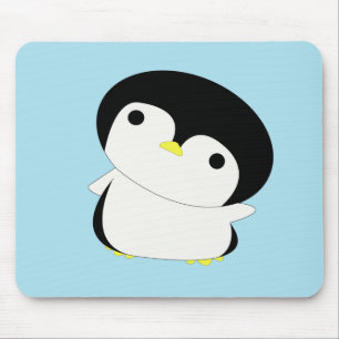 Alfombrilla De Ratón Mousepad del pingüino del bebé de Kawaii