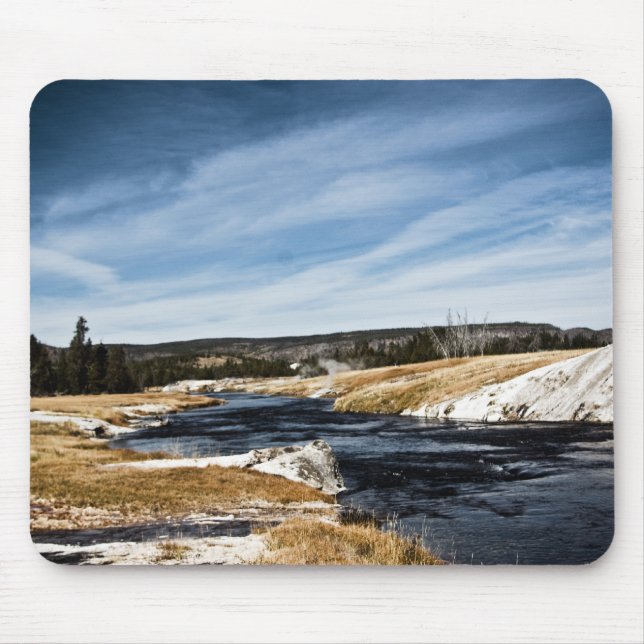 Alfombrilla De Ratón Mousepad del río Firehole (Frente)