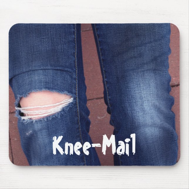 Alfombrilla De Ratón Mousepad del Rodilla-Correo (Frente)