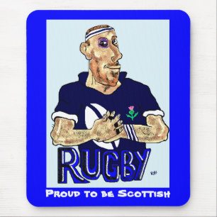 Alfombrilla De Ratón mousepad del rugbi