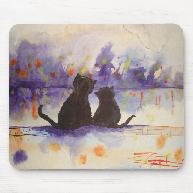 Alfombrilla De Ratón mousepad del ` s del gato (Frente)