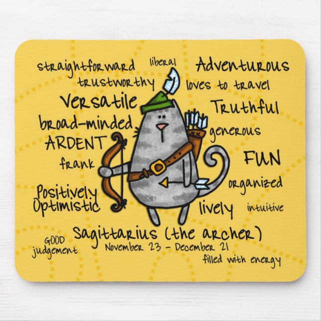 Alfombrilla De Ratón mousepad del sagitario (Frente)