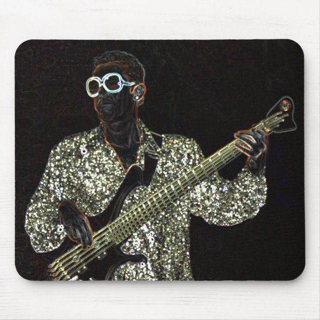 Alfombrilla De Ratón mousepad del sonido del individuo de la música de (Frente)