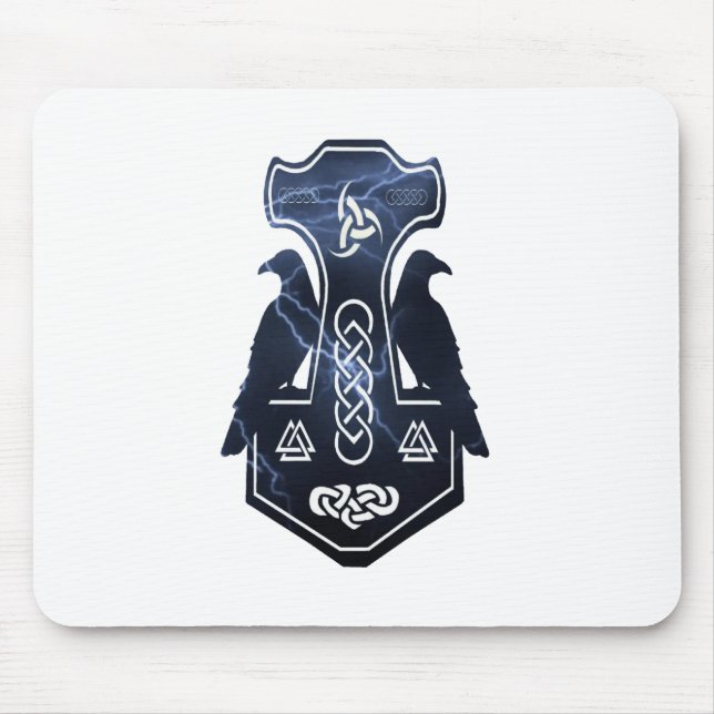 Alfombrilla De Ratón Mousepad del Thor del relámpago (Frente)