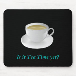 Alfombrilla De Ratón Mousepad del tiempo del té