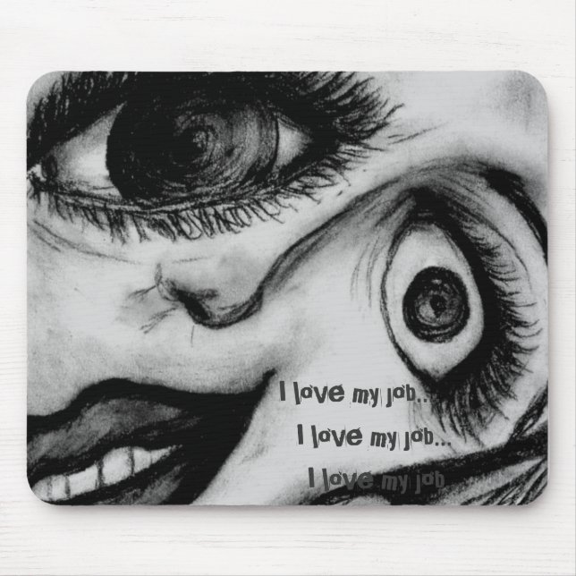 Alfombrilla De Ratón "Mousepad del trabajo de oficina" (Frente)