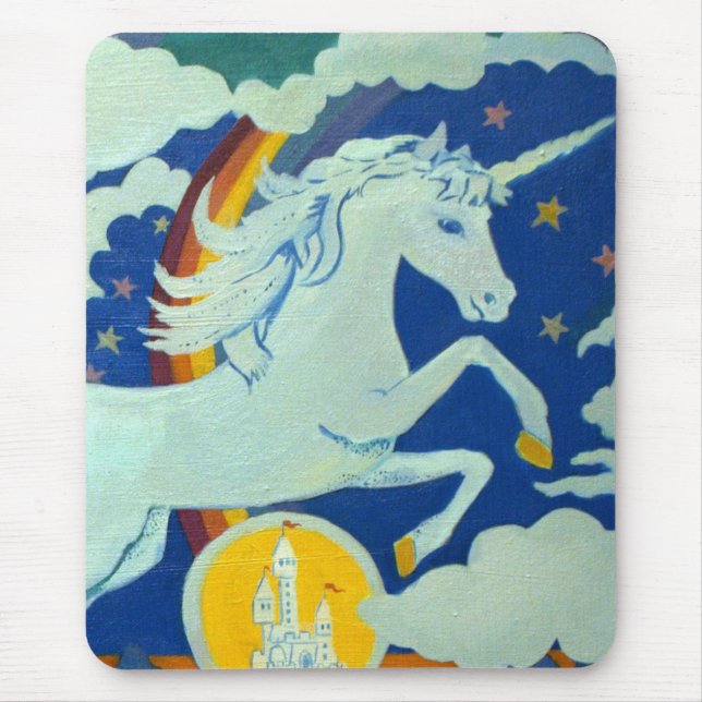 Alfombrilla De Ratón mousepad del unicornio (Frente)