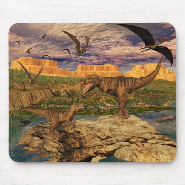 Alfombrilla De Ratón Mousepad del valle del dinosaurio (Frente)