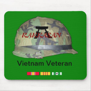 Alfombrilla De Ratón Mousepad del veterano de Rakkasan Vietnam