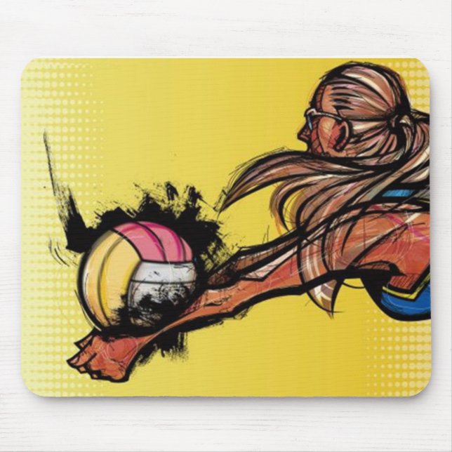Alfombrilla De Ratón Mousepad del voleibol (Frente)