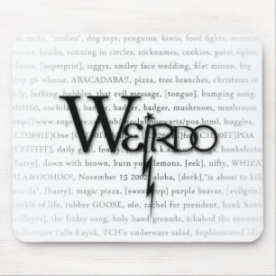 Alfombrilla De Ratón mousepad del weirdo