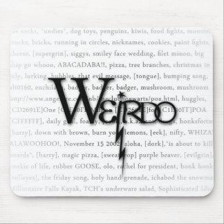 Alfombrilla De Ratón mousepad del weirdo