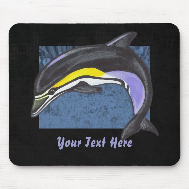Alfombrilla De Ratón Mousepad delfín común (Frente)