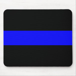 Alfombrilla De Ratón Mousepad delgado de la línea azul