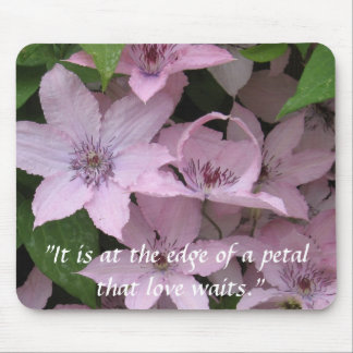 Alfombrilla De Ratón Mousepad desplegado Clematis