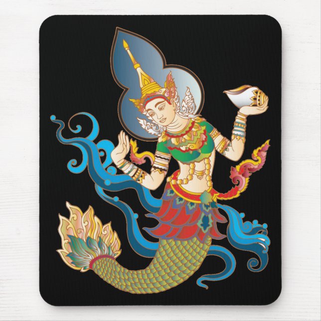 Alfombrilla De Ratón Mousepad, diosa hindú (Frente)