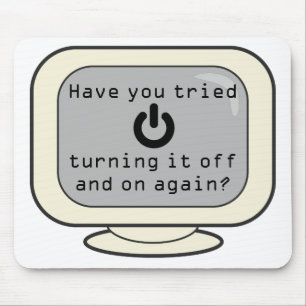Alfombrilla De Ratón Mousepad divertido con símbolo del poder le tiene