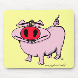 Alfombrilla De Ratón Mousepad divertido del cerdo