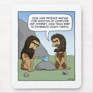 Alfombrilla De Ratón Mousepad divertido: Píos del hombre de las
