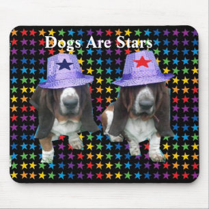 Alfombrilla De Ratón Mousepad Dogs Are Stars