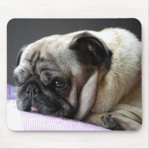Alfombrilla De Ratón Mousepad doguillo Carlin Pug