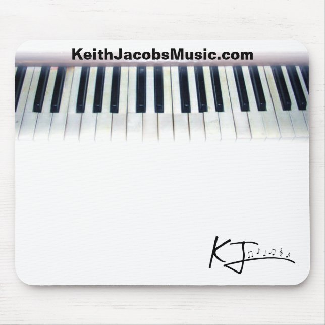 Alfombrilla De Ratón Mousepad dominante del piano (Frente)